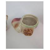 Vintage Ceramic Pin Cushions & Figurines Mixed Lot