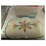 Tote of Mixed Fabric Remnants Estate Lot