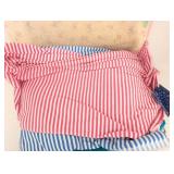 Tote of Mixed Fabric Remnants Estate Lot