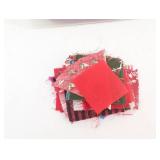 Tote of Mixed Fabric Remnants Estate Lot