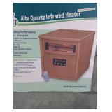 Life Smart Alta Quartz Infrared Heater With Remote