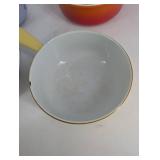 DRU Enameled Cast Iron Cookware Set (Lot of 4)