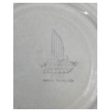 Red Wing Hand Painted Floral Plate