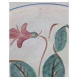 Red Wing Hand Painted Floral Plate