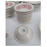 Vintage Syracuse China Pink Floral Dinnerware Set