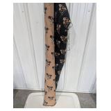 Reversible Woven Minnesota gophers Logo roll of fabric Black and Tan