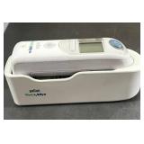 MSRP $650 BRAUN WELCH ALLYN THERMOSCAN PRO 6000 PROFESSIONAL DIGITAL INFRARED EAR THERMOMETER – FAST ACCURATE TYMPANIC TEMPERATURE READINGS, CHARGING CRADLE, PROBE COVER DISPENSER & PROBE COVERS
