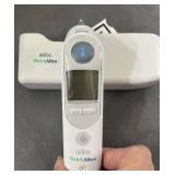 MSRP $650 BRAUN WELCH ALLYN THERMOSCAN PRO 6000 PROFESSIONAL DIGITAL INFRARED EAR THERMOMETER – FAST ACCURATE TYMPANIC TEMPERATURE READINGS, CHARGING CRADLE, PROBE COVER DISPENSER & PROBE COVERS