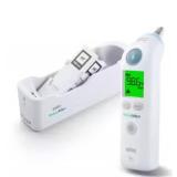 MSRP $650 BRAUN WELCH ALLYN THERMOSCAN PRO 6000 PROFESSIONAL DIGITAL INFRARED EAR THERMOMETER – FAST ACCURATE TYMPANIC TEMPERATURE READINGS, CHARGING CRADLE, PROBE COVER DISPENSER & PROBE COVERS