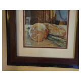 Lot of (2) Framed Contemorary Wall Art | Double Matte