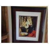Lot of (2) Framed Contemorary Wall Art | Double Matte
