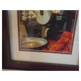 Lot of (2) Framed Contemorary Wall Art | Double Matte