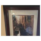 Lot of (2) Framed Contemporary Wall Art - Matted (One is of San Francisco, Signed)