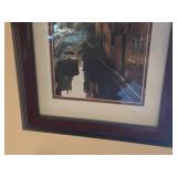 Lot of (2) Framed Contemporary Wall Art - Matted (One is of San Francisco, Signed)