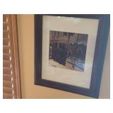 Lot of (2) Framed Contemporary Wall Art - Matted (One is of San Francisco, Signed)