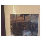 Lot of (2) Framed Contemporary Wall Art - Matted (One is of San Francisco, Signed)