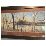 Wilderness Scene Framed Wall Art | Matted