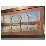 Wilderness Scene Framed Wall Art | Matted