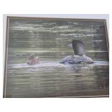 Loon theme Framed and Matted Wall Art
