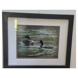 Loon theme Framed and Matted Wall Art