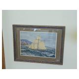 Nautical theme Framed and Matted Wall Art