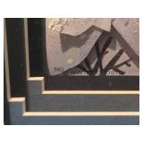 Framed 3D Paper Art Snowy Owl Scene