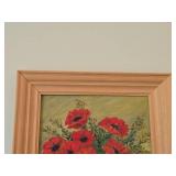 Painting - Rose - , Framed