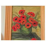 Painting - Rose - , Framed