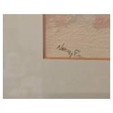 Art Work - Lady by Nancy - Signed , Framed