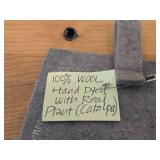 100% Wool Tapestry | Hand Dyed with Real Plant (Catalpa)