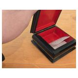 Lot of (3) Russian themed Lacquered Finish Storage Boxes