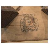 Vintage Antique Handcarved Pyrography Table - Feb 23 1911 A.J. Fisher
