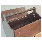 Vintage Wooden Sewing Stand Cabinet