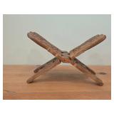 Handcarved Wooden Folding Book Stand