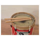 Vintage Basler Lackerli Swiss Drum theme Cookie Tin