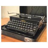 Vintage Smith Corona Silent Portable Manual Typewriter with Case - From 1930