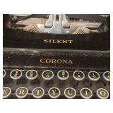 Vintage Smith Corona Silent Portable Manual Typewriter with Case - From 1930