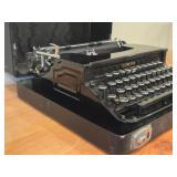 Vintage Smith Corona Silent Portable Manual Typewriter with Case - From 1930