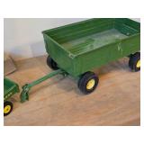John Deere Diecast Collectibles - Farm Wagon + Dump Cart
