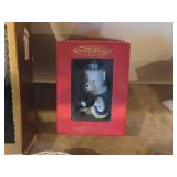 Christmas Ornaments - 1999 Santabear, Klingon Bird of Prey Star Trek The Next Generation - Flickering Lights, Wood Biplanes, Flying Elves, Assorted Castles, and more