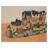 Lot of (2) Collectibles - Eltz Castle Rhineland-Palatinate Germany from the Enchanted Castles of Europe Danbury Mint, The Old Mill by Jane Hart from The Country Village Collection Danbury Mint
