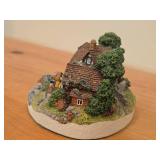 Lot of (2) Collectibles - Eltz Castle Rhineland-Palatinate Germany from the Enchanted Castles of Europe Danbury Mint, The Old Mill by Jane Hart from The Country Village Collection Danbury Mint