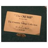 Lot of (2) Collectibles - Eltz Castle Rhineland-Palatinate Germany from the Enchanted Castles of Europe Danbury Mint, The Old Mill by Jane Hart from The Country Village Collection Danbury Mint
