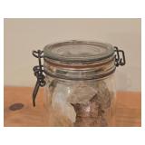 Flip-Top Lid Jar of Assorted Rocks