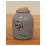 Hand-made Stoneware Jar with Cork Stopper