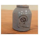 Hand-made Stoneware Jar with Cork Stopper
