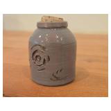 Hand-made Stoneware Jar with Cork Stopper