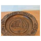 Handcarved Wooden Bowl 11 1/2"