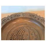 Handcarved Wooden Bowl 11 1/2"