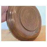 Handcarved Wooden Bowl 11 1/2"